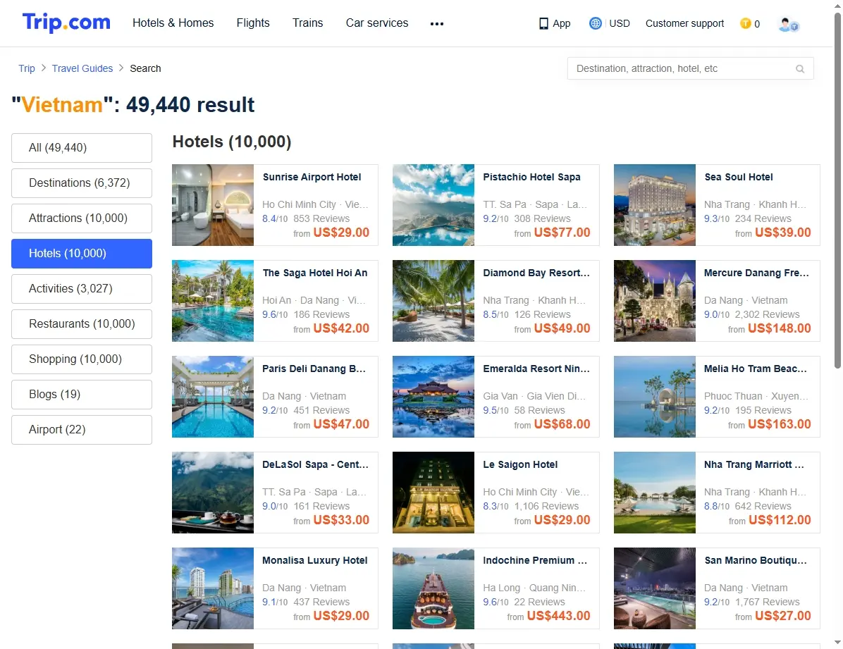 Hotelangebote Vietnam