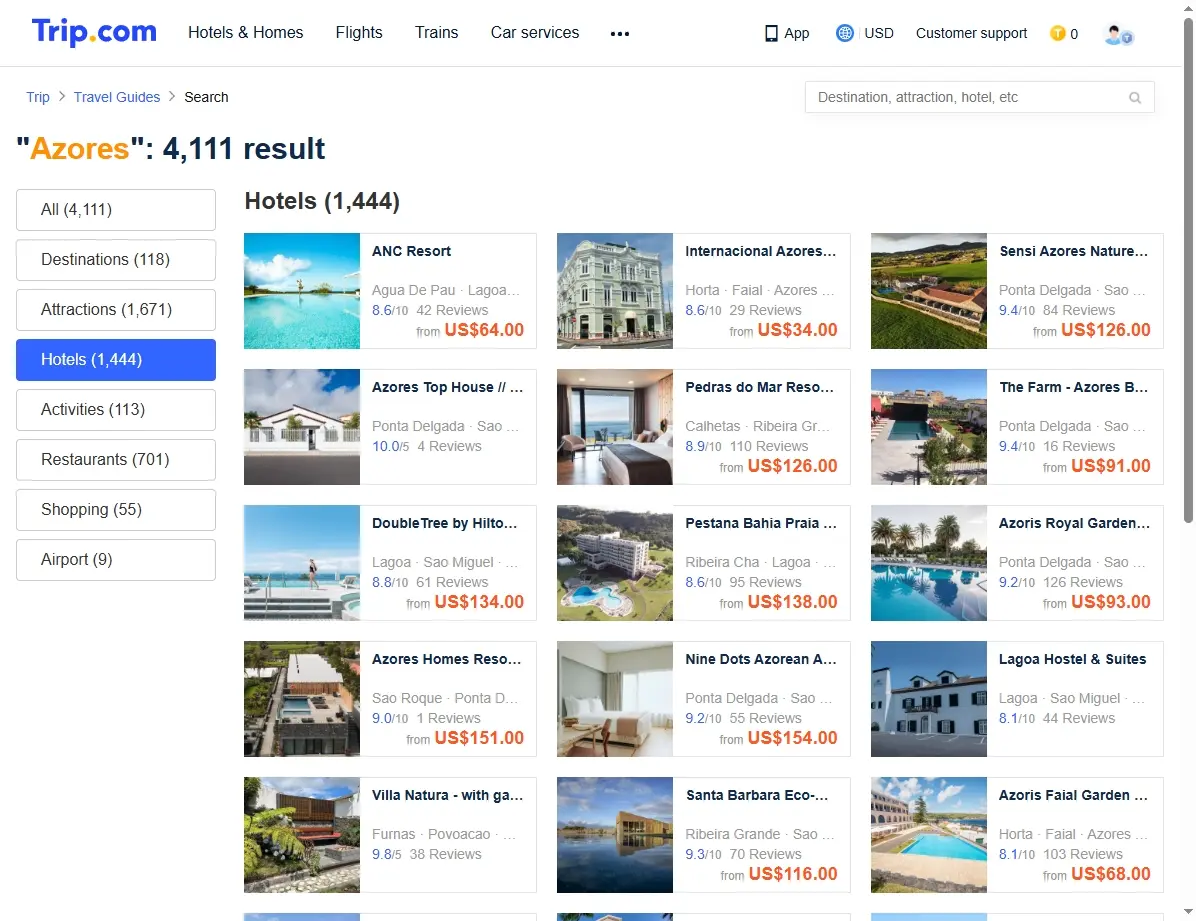 Hotelangebote Azoren