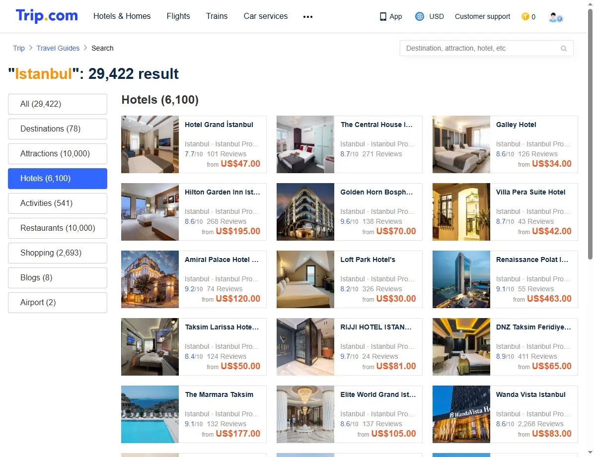 Hotels in Istanbul buchen
