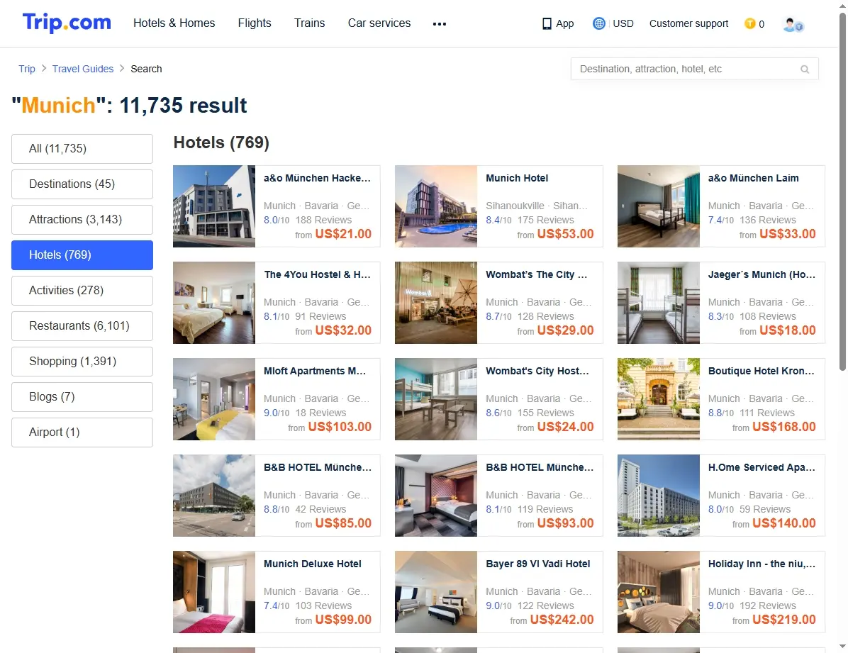 Hotelangebote in München