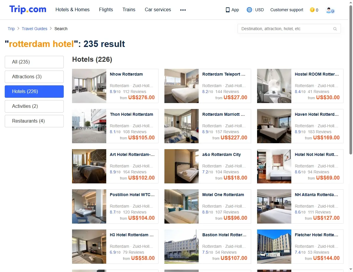 Spezialangebote für Rotterdam Hotels auf Trip.com