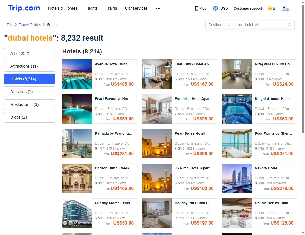 Sonderangebote für Dubai Hotels