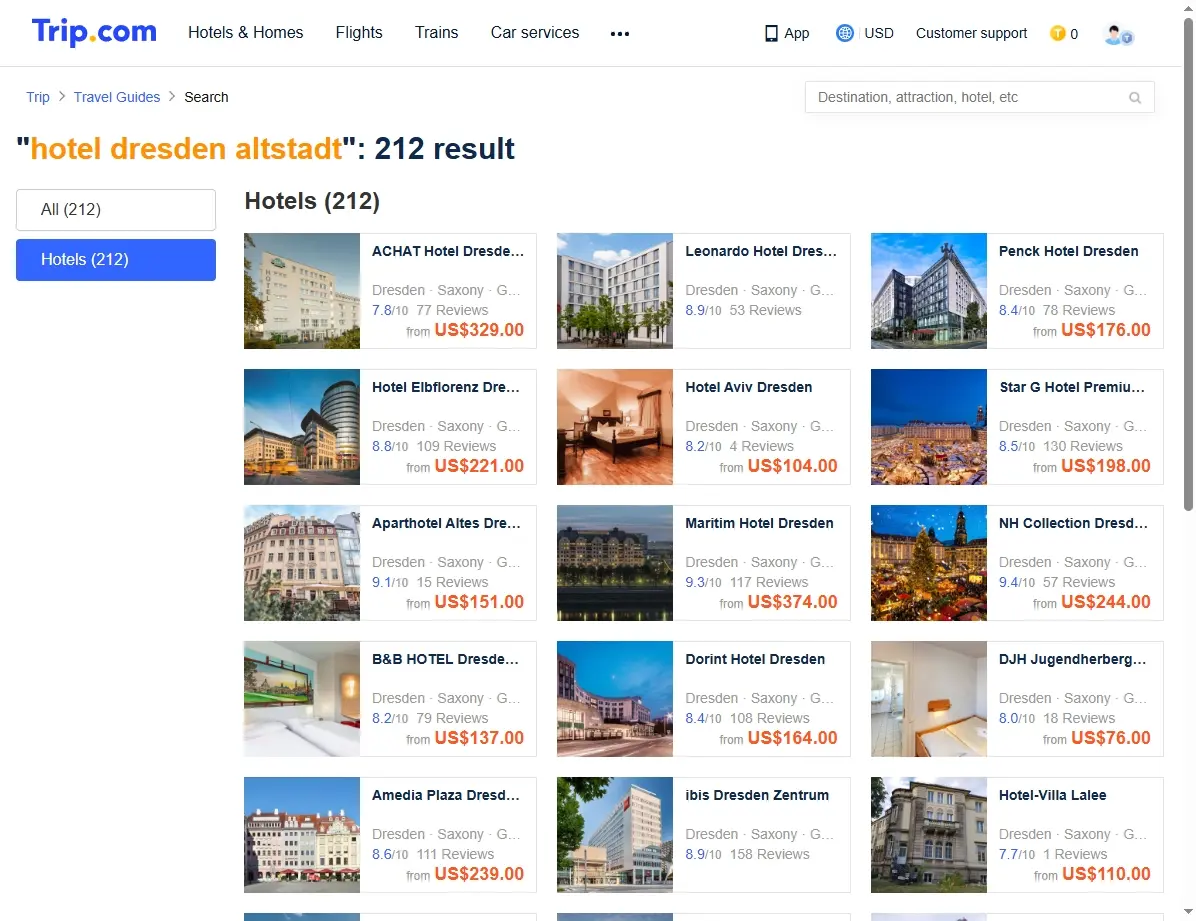 Spezialangebote für Hotels in Dresden Altstadt