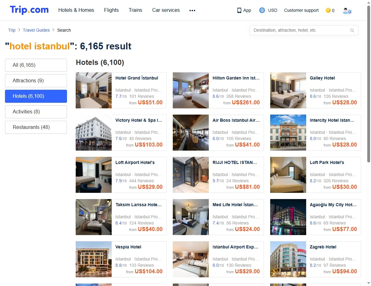 Spezialangebote für Hotels in Istanbul