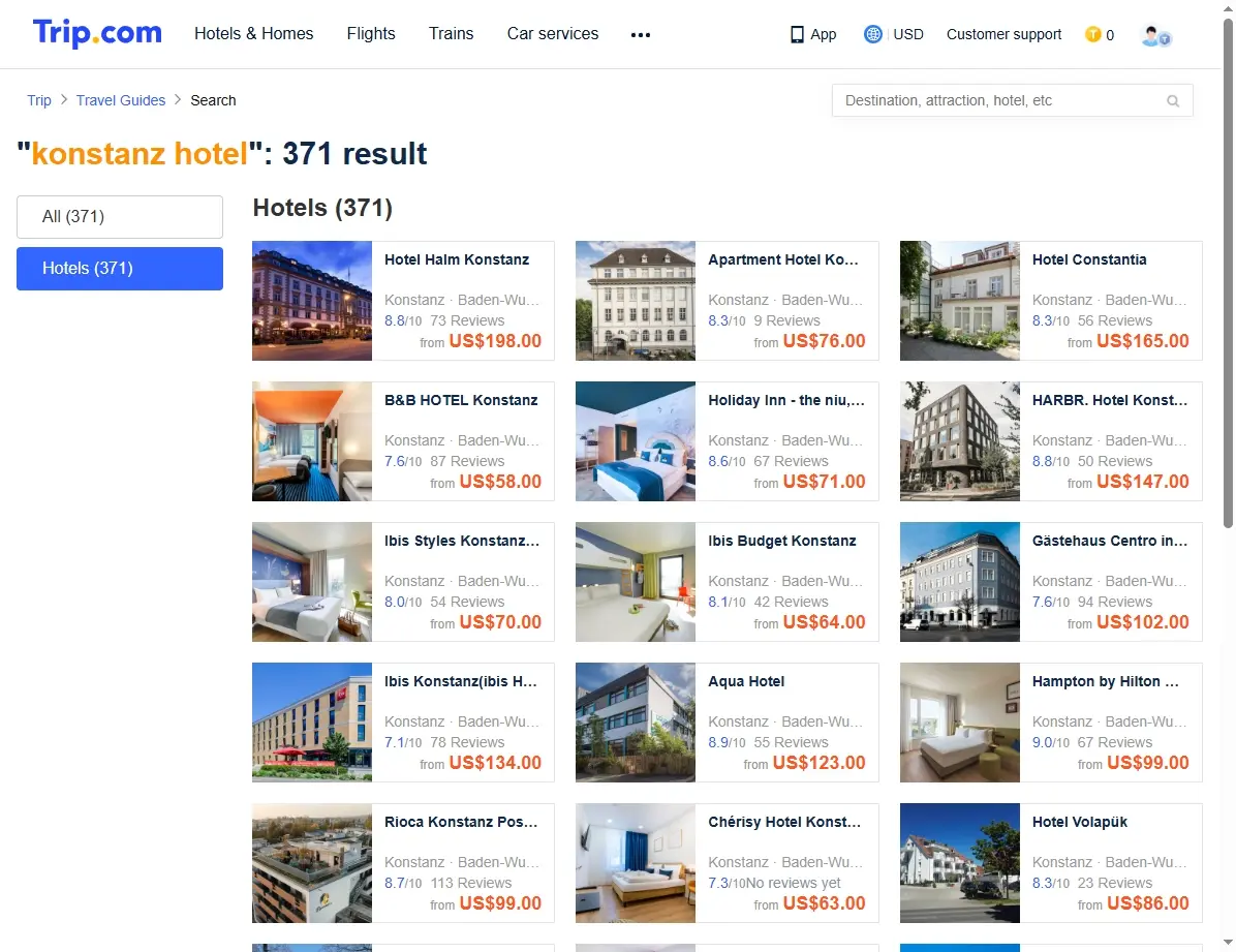 Spezialangebote für Hotels in Konstanz
