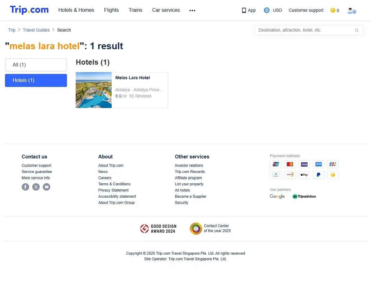 Spezialangebote für das Melas Lara Hotel