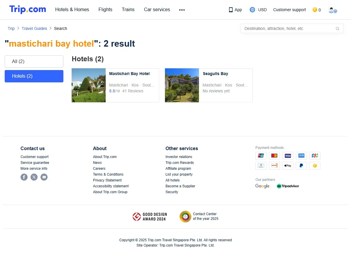Sonderangebote für das Mastichari Bay Hotel