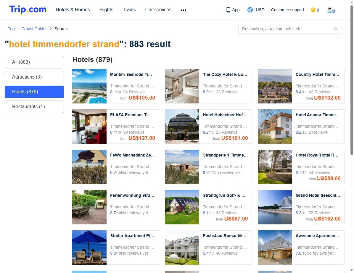 Spezialangebote für Hotels in Timmendorfer Strand