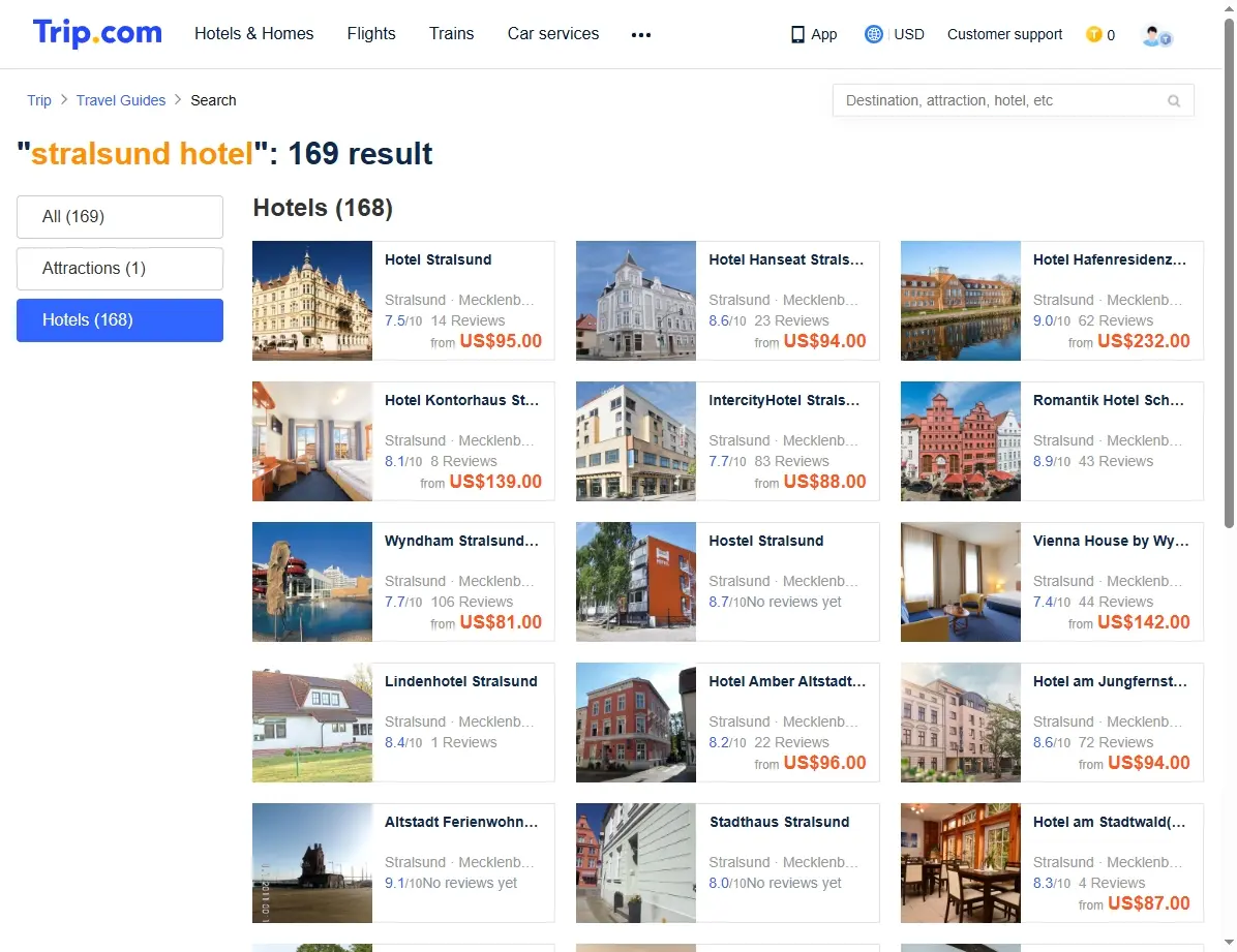 Spezialangebote für Stralsund Hotels