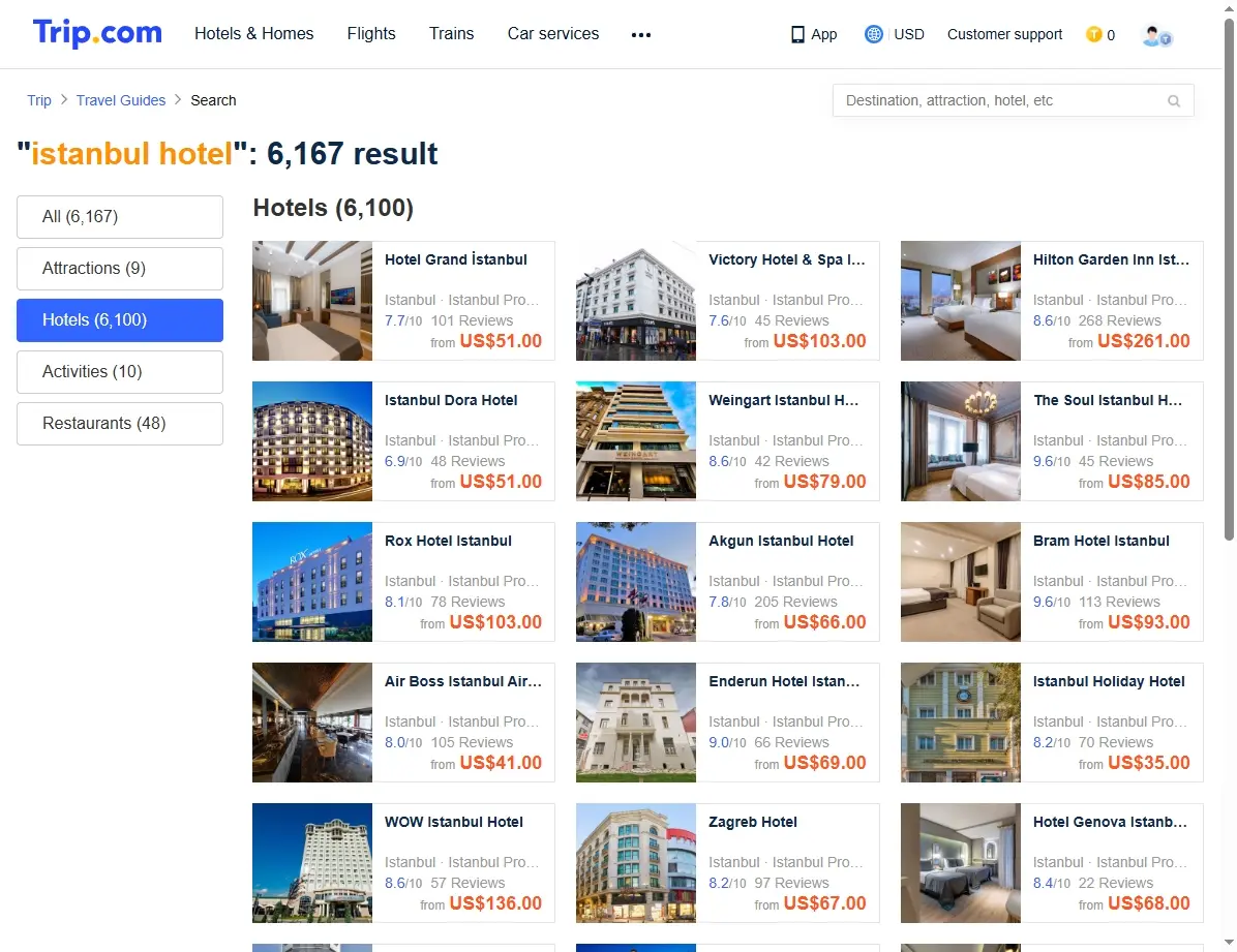 Spezialangebote für Istanbul Hotels