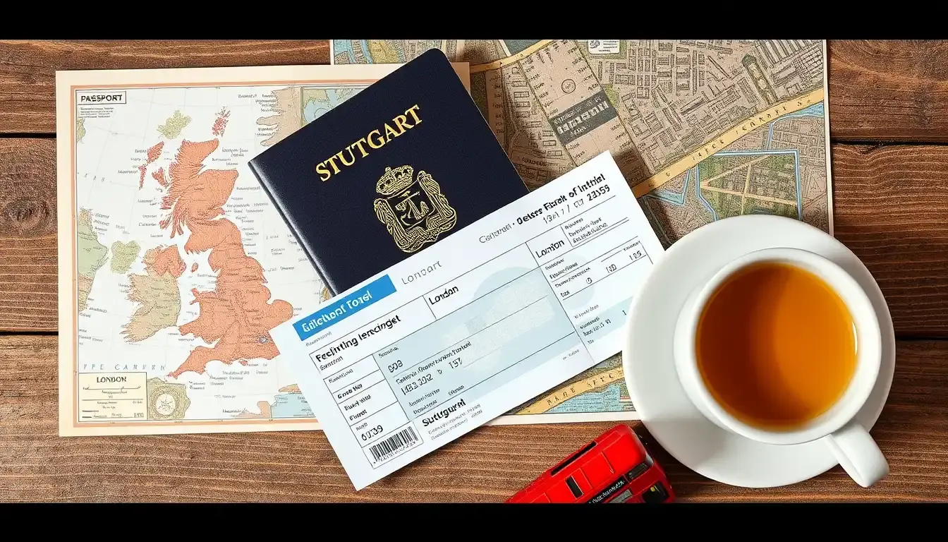 flug stuttgart london
